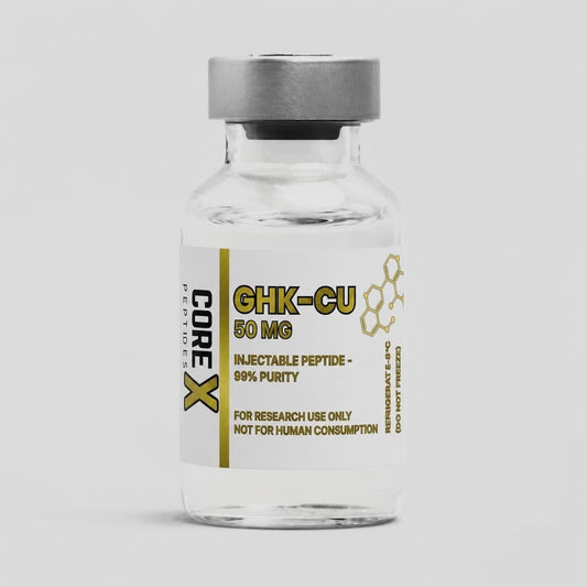 GHK-Cu synthetic copper peptide powder for regenerative biology research and cellular signaling studies