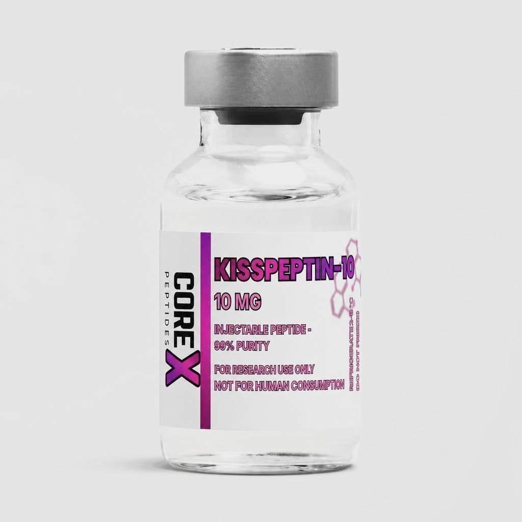 Lyophilised Kisspeptin-10 powder for receptor binding and neuroendocrine research