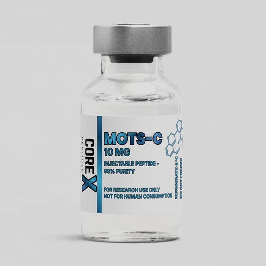 MOTS-C peptide lyophilised powder for metabolic and longevity research with ≥99% purity