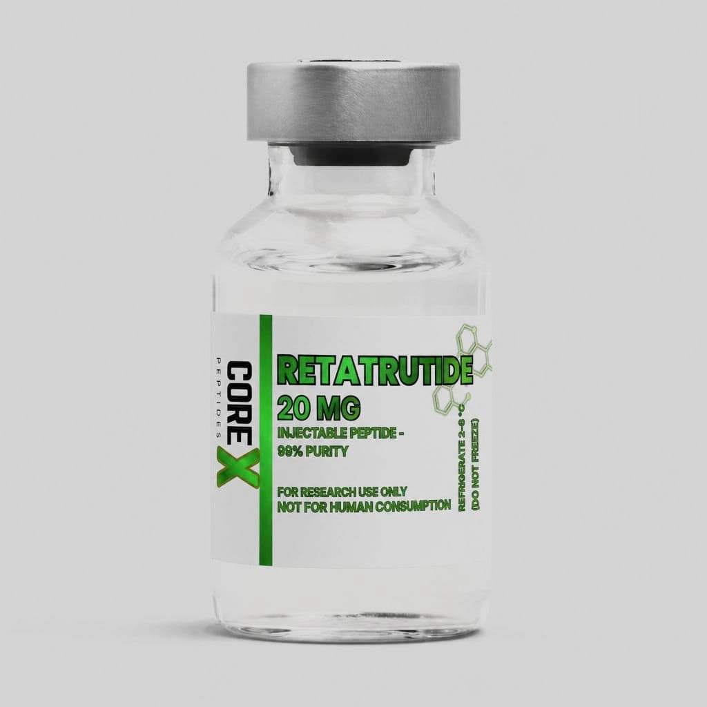 Retatrutide lyophilised powder vial for advanced preclinical metabolic research