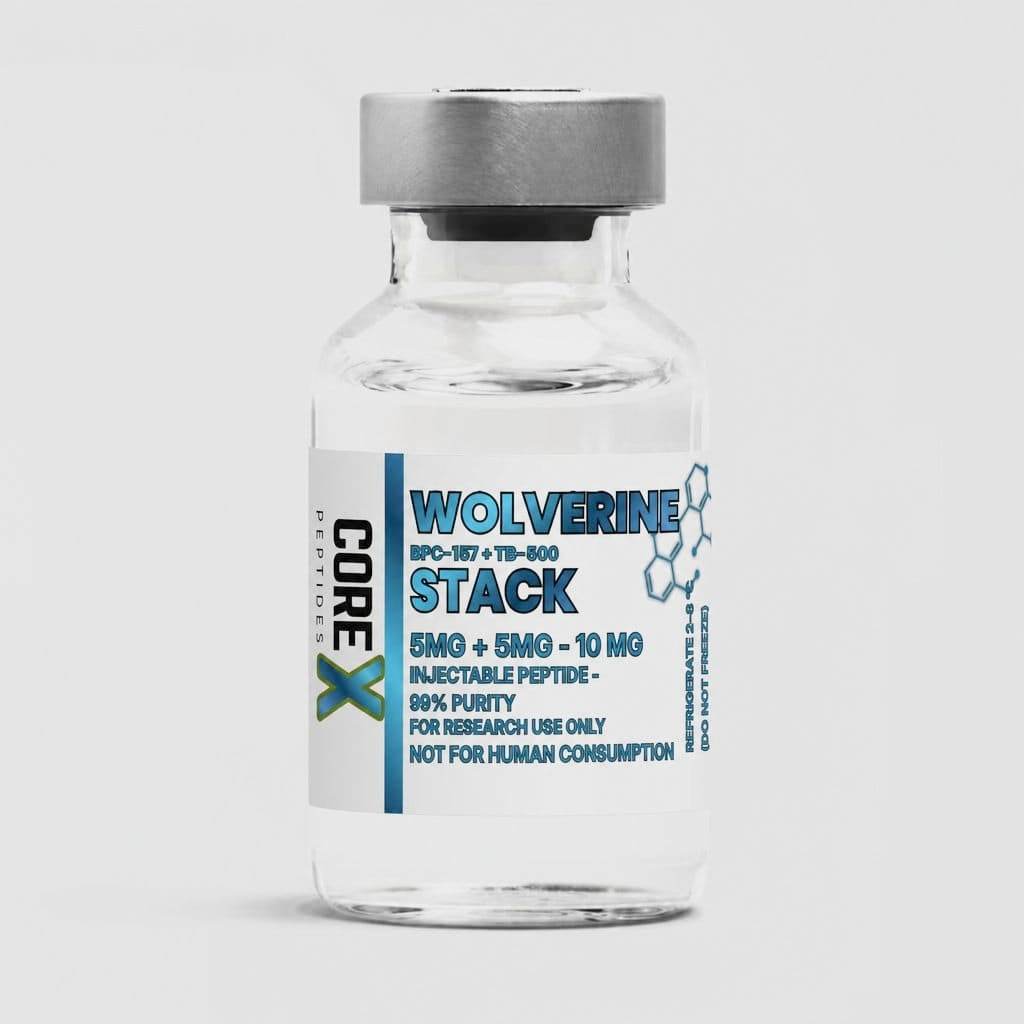 BPC-157 and TB-500 Mix lyophilized powder vial for tissue repair research